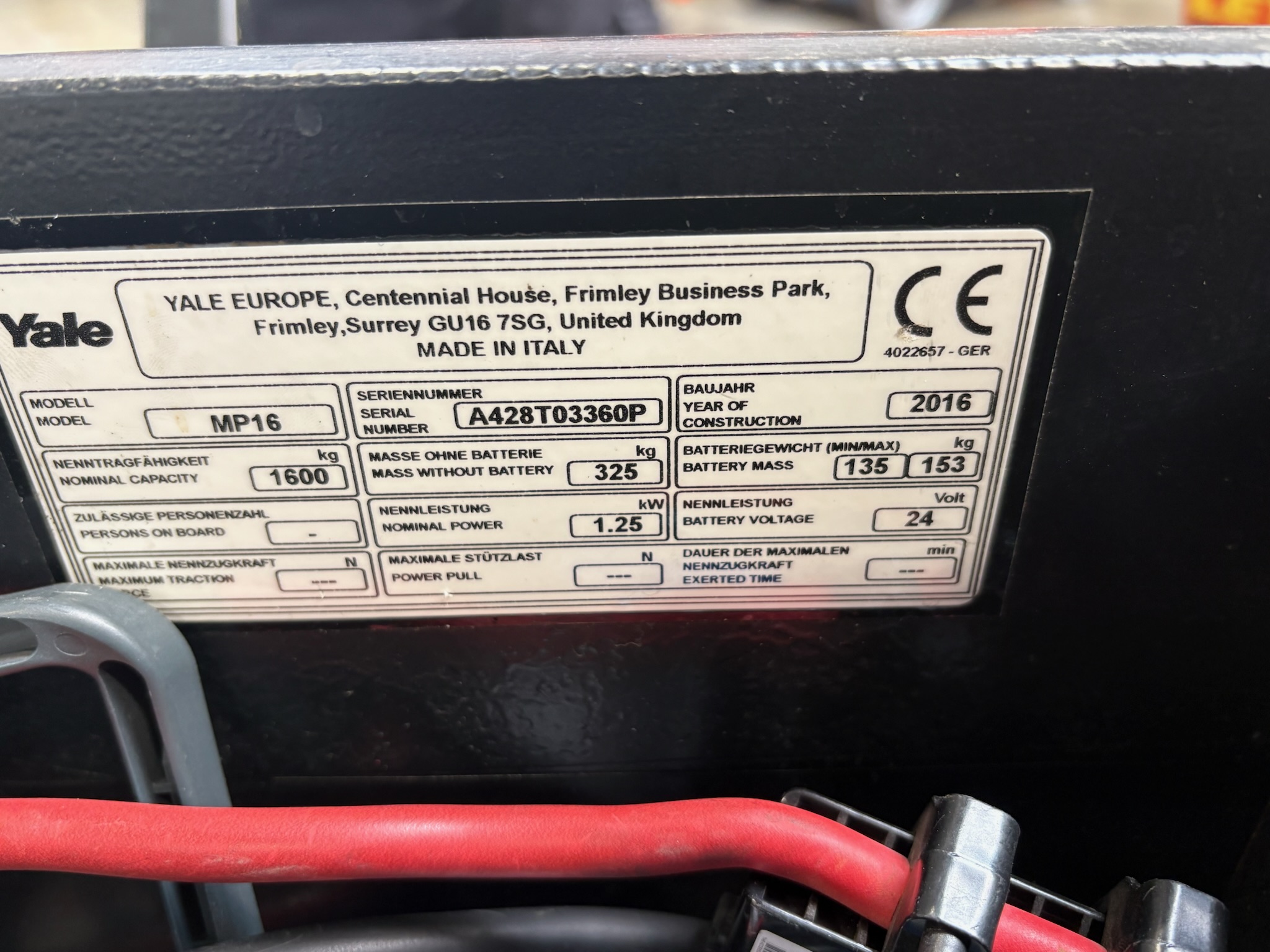 YALE MP16 – Bild 6